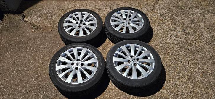 Originele Suzuki velgen met band 16 inch 4x100, Auto diversen, Tuning en Styling, Ophalen