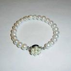 Armband parels zilver, Verzenden, Nieuw, Overige kleuren, Overige materialen