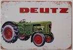 Deutz tractor old look reclamebord van metaal wandbord deco
