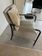 Antraciet fauteuil van Baenks in uitstekende staat, Huis en Inrichting, Fauteuils, Ophalen, Gebruikt, 50 tot 75 cm, Leer