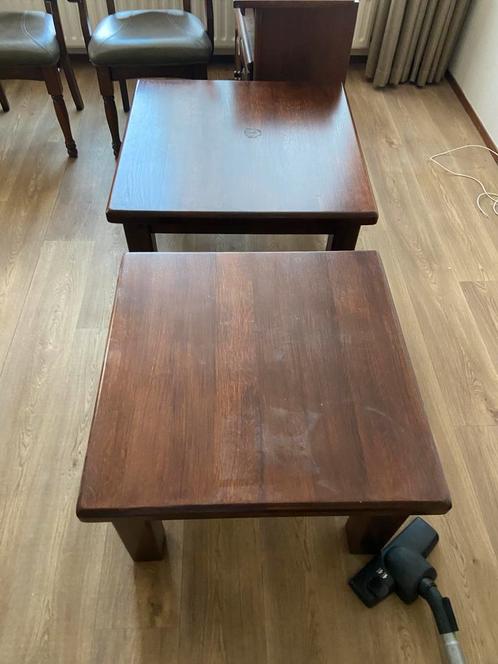 Eikenhouten salontafel bijzettafel eiken tafel, Huis en Inrichting, Tafels | Bijzettafels, Gebruikt, Rechthoekig, Hout, Ophalen