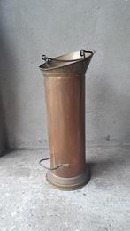 Kolenkit koper kolenemmer paraplubak antiek koperen, Ophalen