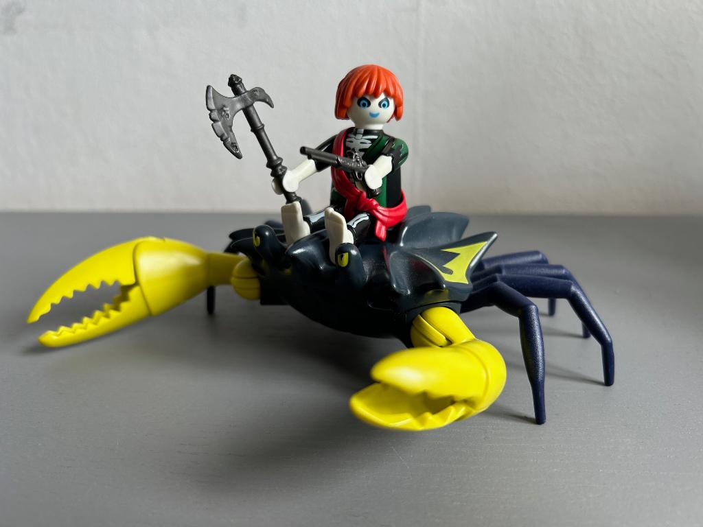 Playmobil 4804 - Reuzekrab met spookpiraat - Compleet, Kinderen en Baby's, Speelgoed | Playmobil, Ophalen of Verzenden, Zo goed als nieuw