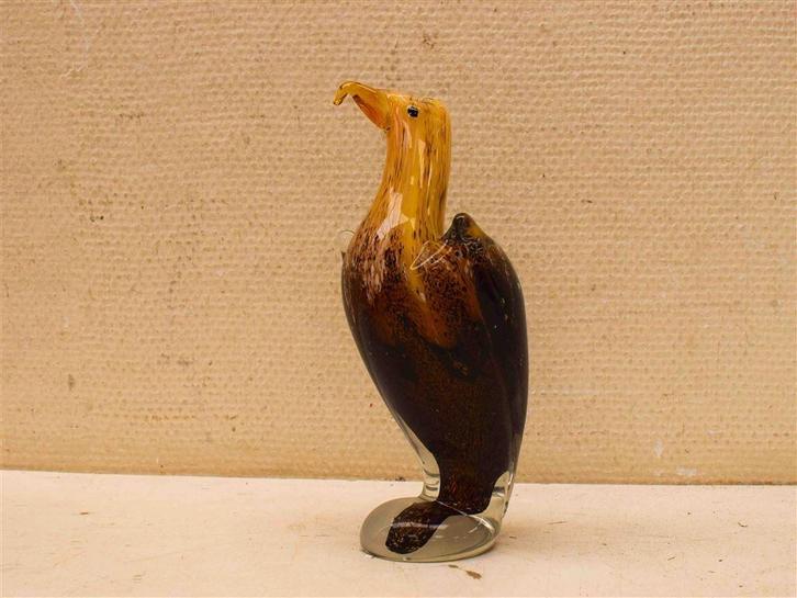 Murano Glazen vogel 44848, Verzamelen, Beelden en Beeldjes, Gebruikt, Dier, Ophalen of Verzenden