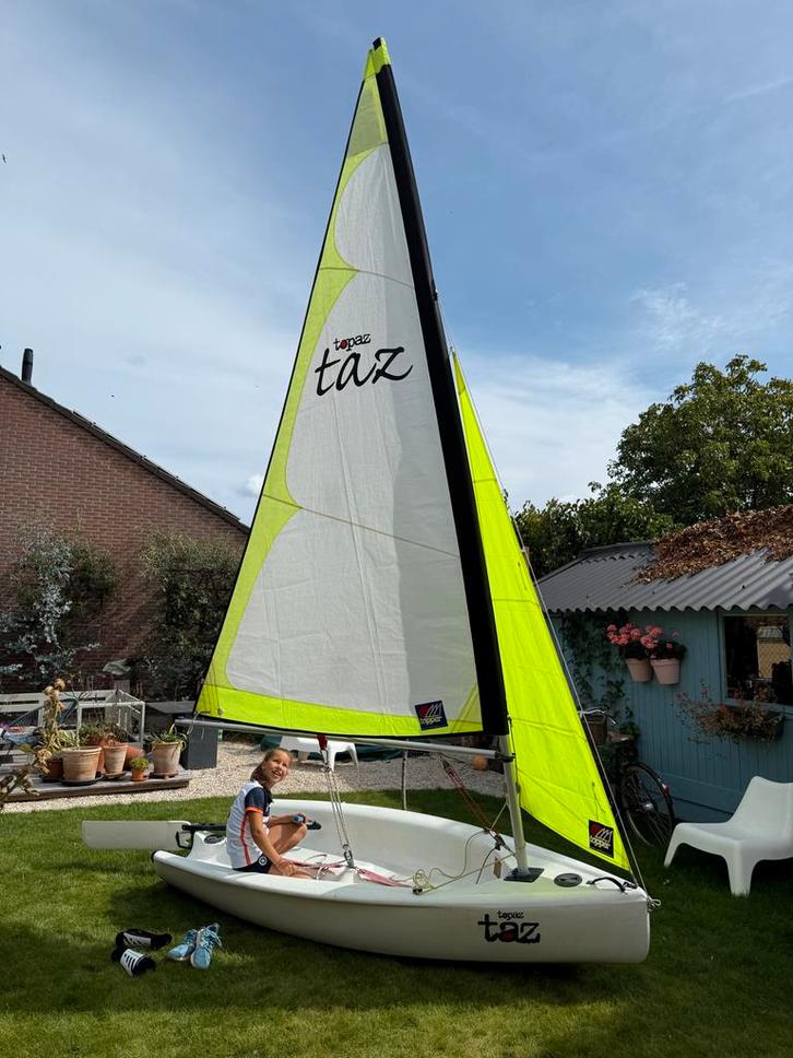 Topaz Taz Zeilboot - Klaar voor Avontuur!, Watersport en Boten, Open zeilboten, Zo goed als nieuw, Overige typen, Minder dan 3 meter