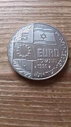 Penning 5 euro 1996 Golden Meir Israël kenm sept22, Ophalen of Verzenden, Overige materialen, Buitenland