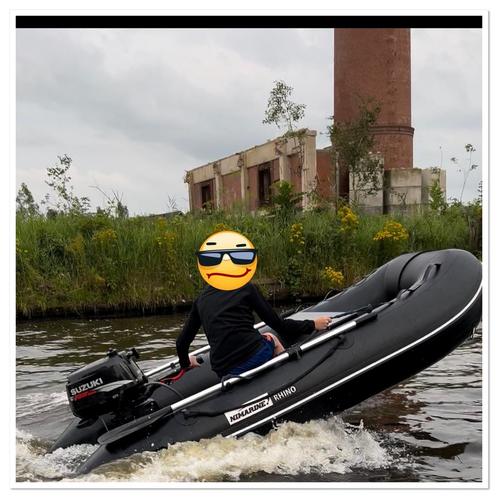 Nimarine rubberboot met 6pk suzuki, Watersport en Boten, Rubberboten, Gebruikt, Overige merken, Aluminium, Minder dan 70 pk, Benzine