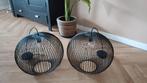 Hanglamp zwart metaal. 2 stuks., Huis en Inrichting, Ophalen, 50 tot 75 cm, Zo goed als nieuw, Metaal