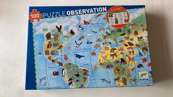 Obsevation puzzel dieren (100 stukjes) beschikbaar voor biedingen