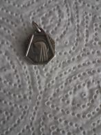 Zilveren bedel met  maria  en christoffel afbeelding, Ophalen of Verzenden