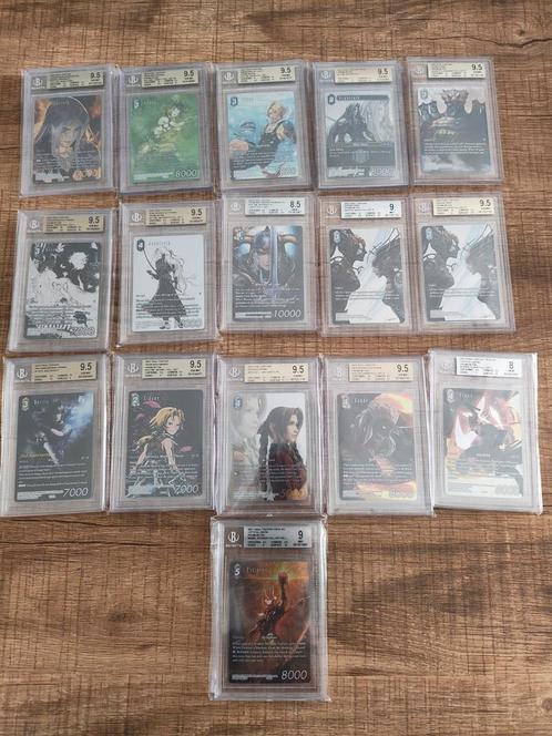 Final fantasy tcg beckett graded, Hobby en Vrije tijd, Verzamelkaartspellen | Overige, Nieuw, Losse kaart, Foil, Ophalen of Verzenden