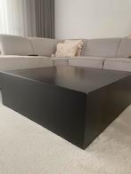 Zwarte bloktafel, Huis en Inrichting, Tafels | Salontafels, Gebruikt, 75 cm of meer, Rechthoekig, 50 tot 100 cm
