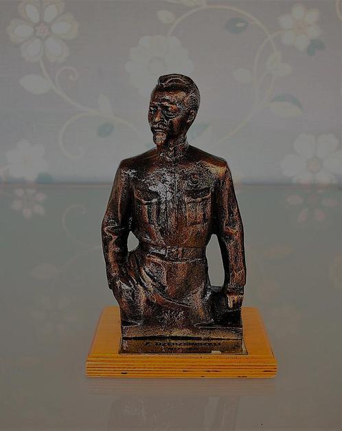 KGB ​Beeld van Felix Dzerzhinsky  2 kilo Vintage, Antiek en Kunst, Curiosa en Brocante, Ophalen of Verzenden