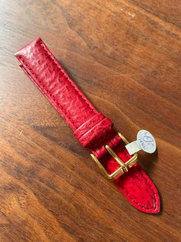 ✅ NEW ORIGINAL ZRC LEATHER SHARK STRAP 18 MM beschikbaar voor biedingen