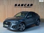 Audi Q5 Sportback 55 TFSI e S-Line PANO|LUCHTVERING|TREKHAAK, Automaat, Gebruikt, Zwart, 4 cilinders