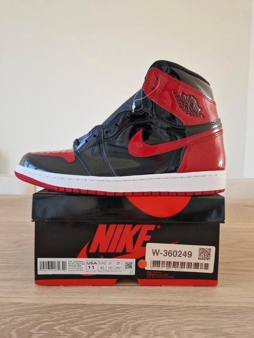 Nike Air Jordan 1 High 'Patent Bred' | EU 45, Kleding | Heren, Schoenen, Nieuw, Sneakers of Gympen, Overige kleuren, Ophalen of Verzenden