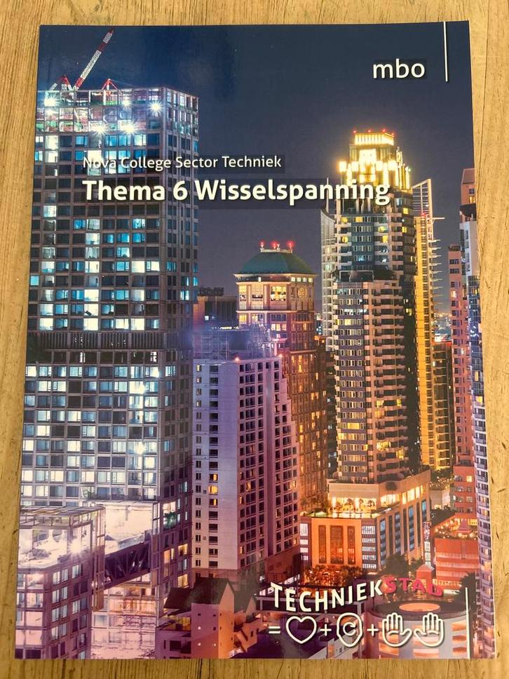 MBO Elektrotechniek - Thema 6 Wisselspanning, Boeken, Schoolboeken, Zo goed als nieuw, Overige vakken, Overige niveaus, Ophalen