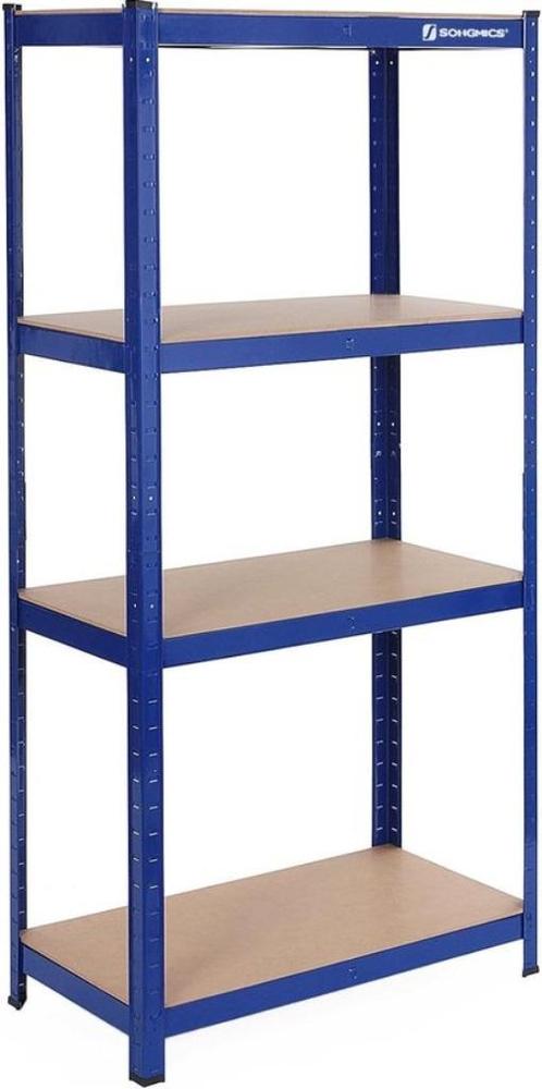 Stellingkast - Opbergrek - MDF - Metaal - 11.3 kg - Blauw, Huis en Inrichting, Kasten | Schoenenrekken, Nieuw, Ophalen of Verzenden