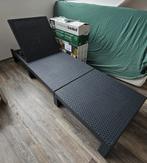 Nieuw ligbed zonbed lig bed met lichte beschadiging ligstoel, Ophalen of Verzenden, Zo goed als nieuw