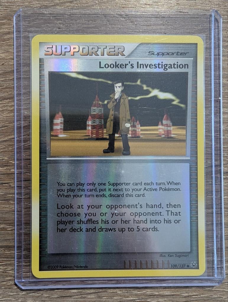 Looker's Investigation uit Platinum 109/127 Reversed Foil, Ophalen of Verzenden, Zo goed als nieuw, Losse kaart, Foil