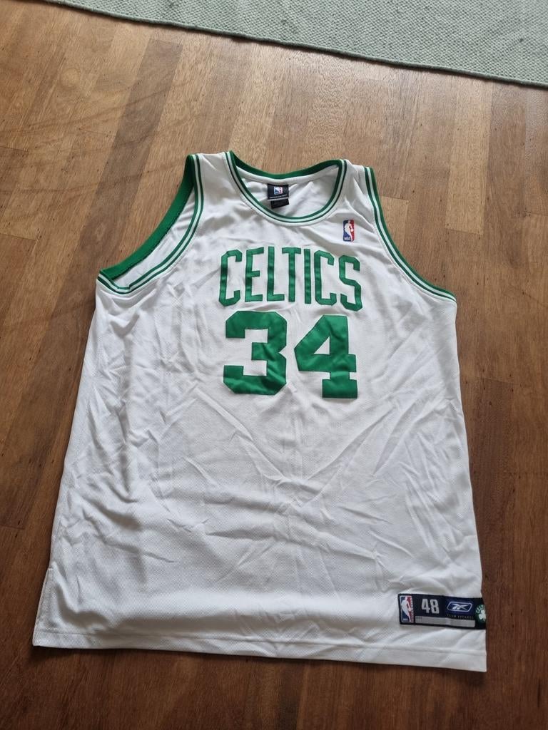Vintage? Boston Celtics Jersey #34 - Reebok L shirt, Kleding | Heren, M, Ophalen of Verzenden, Zo goed als nieuw, Reebok