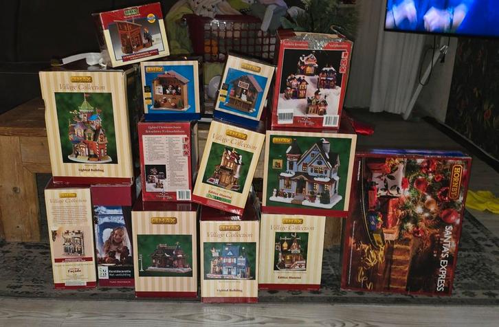30 jr Lemax verzameling. Ook uit USA, Diversen, Kerst, Ophalen of Verzenden