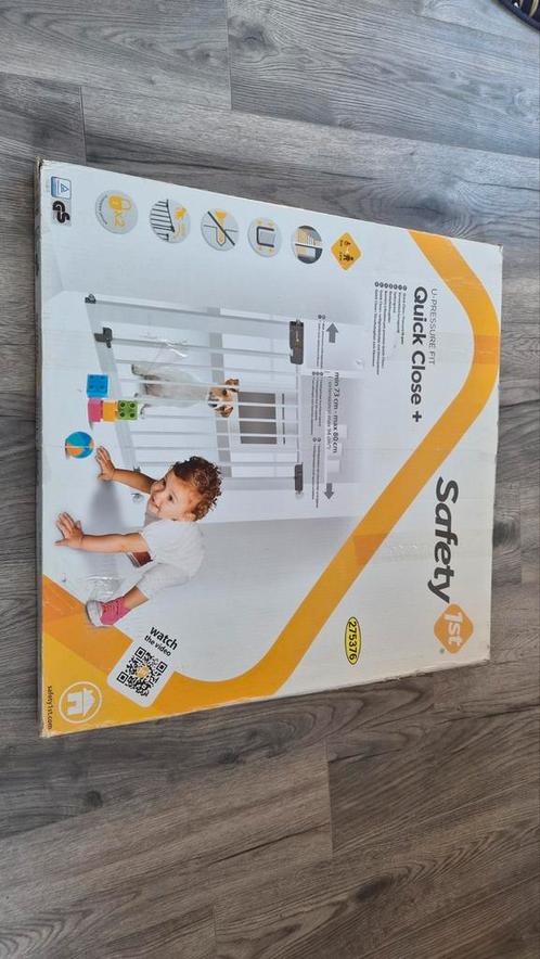 Safety 1st Quick Close Traphekje, Kinderen en Baby's, Traphekjes, Zo goed als nieuw, Klemhekje, Metaal of IJzer, minder dan 100 cm