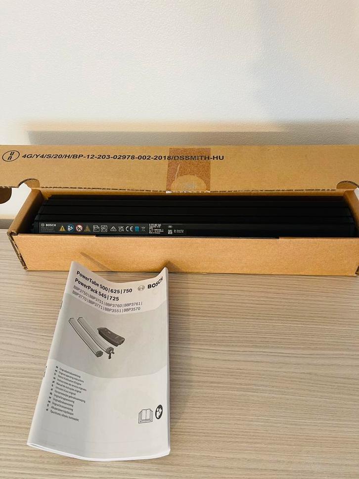Bosch powertube 625wh, Fietsen en Brommers, Fietsaccessoires | Fietsaccu's, Zo goed als nieuw, Ophalen