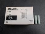 IKEA STENKOL Batterijlader + 2 LAADDA Batterijen, Ophalen of Verzenden, Nieuw, Oplaadbaar