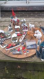 Miniatuurtjes kerstdorp, Ophalen of Verzenden, Zo goed als nieuw