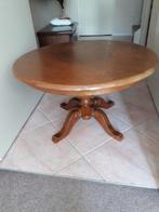 Ronde salontafel eiken, Huis en Inrichting, Tafels | Salontafels, Ophalen, Gebruikt, Rond, Eikenhout