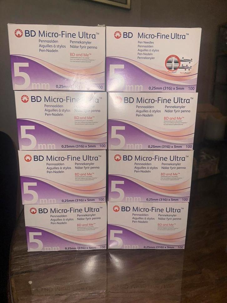 Insuline naalden, Diversen, Verpleegmiddelen, Zo goed als nieuw, Ophalen