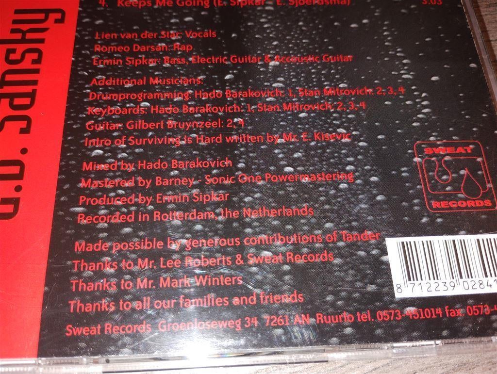 E.B. Sansky - Surviving Is Hard, Cd's en Dvd's, Ophalen of Verzenden, 1980 tot heden, Zo goed als nieuw, Jazz