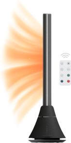 Bladloze Ventilatortoren Zwart – Verwarming & Koeling, Witgoed en Apparatuur, Ventilatoren, Ophalen of Verzenden, Ventilator met afstandsbediening