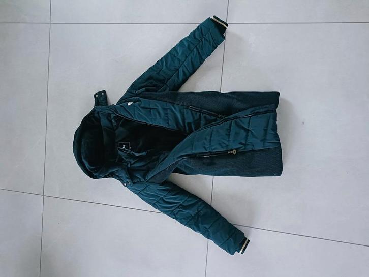 Donkerblauwe winterjas meisjes maat 158/164, Kinderen en Baby's, Kinderkleding | Maat 158, Zo goed als nieuw, Meisje, Jas, Ophalen of Verzenden