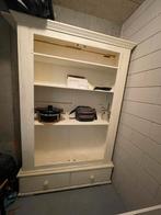 Witte opbergkast, Huis en Inrichting, Kasten | Buffetkasten, Ophalen of Verzenden, Gebruikt, 25 tot 50 cm, 200 cm of meer