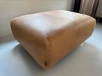 Label van den Berg poef hocker voetenbank, Huis en Inrichting, Ophalen, Gebruikt, Leer, 75 tot 100 cm