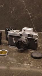 Canon P met 2 lenzen en lichtmeter, Overige merken, Overige materialen, Gebruikt, Ophalen of Verzenden