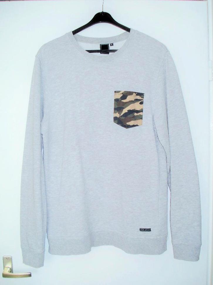 ZGAN - The Sting trui - sweater - XL - grijs, Kleding | Heren, Truien en Vesten, Zo goed als nieuw, Maat 56/58 (XL), Grijs, Ophalen of Verzenden