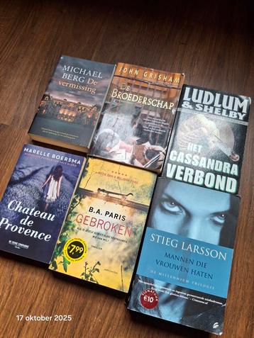 Boekenpakket Thrillers - Gratis af te halen! beschikbaar voor biedingen