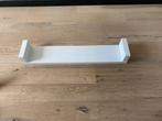 Commode plank wandrek hoogglans wit, Gebruikt, 50 tot 70 cm, 100 cm of meer, Opstaande rand