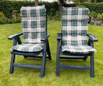 Inklapbare tuinstoelen., Tuin en Terras, Ophalen, Gebruikt, Kunststof, Verstelbaar