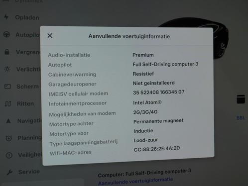 Tesla Model 3 Long Range 75 kWh 463PK Full Self Driving 3 co, Auto's, Tesla, Bedrijf, Te koop, Model 3, 4x4, ABS, Achteruitrijcamera