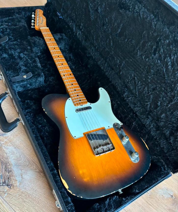 Fender Telecaster/partscaster relic, Muziek en Instrumenten, Snaarinstrumenten | Gitaren | Elektrisch, Gebruikt, Solid body, Overige merken