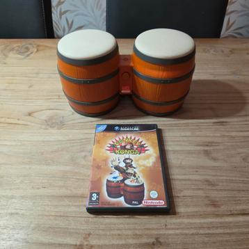 Nintendo Gamecube Donkey Konga met drums beschikbaar voor biedingen
