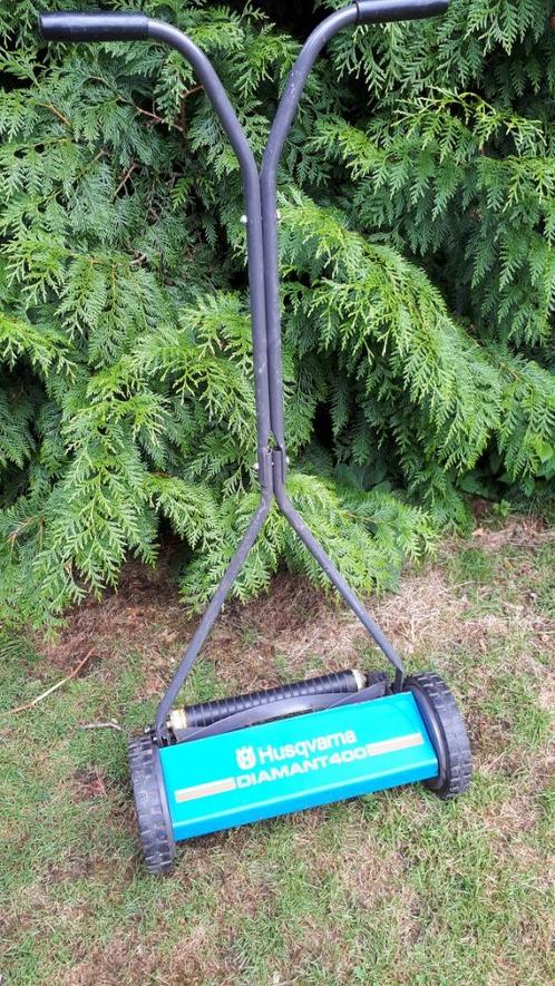 Husqvarna kooimesmaaier, Tuin en Terras, Grasmaaiers, Gebruikt, Handgrasmaaier, 30 t/m 39 cm, Kooimesmaaier, Ophalen