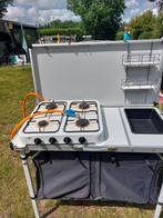 Campingkeuken met gasstel, Ophalen, Zo goed als nieuw