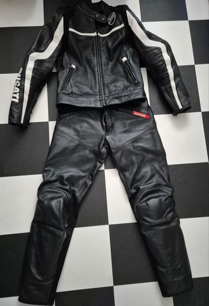 Ducati leren motorpak, Motoren, Kleding | Motorkleding, Combipak, Dames, Heren, Tweedehands, Ophalen of Verzenden