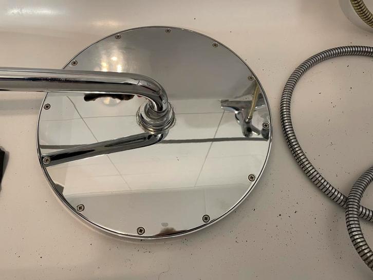 Grohe regendouche 31cm, cosmopolitan, thermostaat defect, Doe-het-zelf en Verbouw, Sanitair, Gebruikt, Douche, Chroom, Ophalen