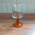Mooi jaren vijftig Glas op bruin voetje, Antiek en Kunst, Ophalen of Verzenden